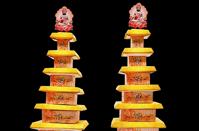 桌上型心經塔4